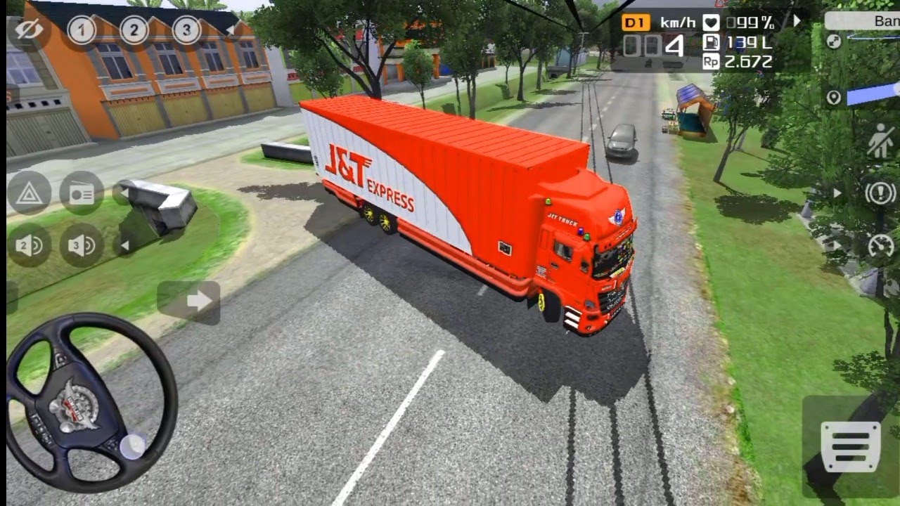 10-WHEELER CONTAINER TRUCK ON SINGLE ROAD | PART ONE – BUS SIMULATOR INDONESIA