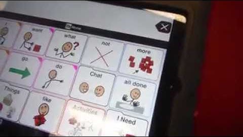 Teen With  ADHD Cerebral Palsy & intellectual disability expressing feeling using Proloquo2go