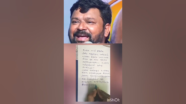 neeya naana gobi sir true words