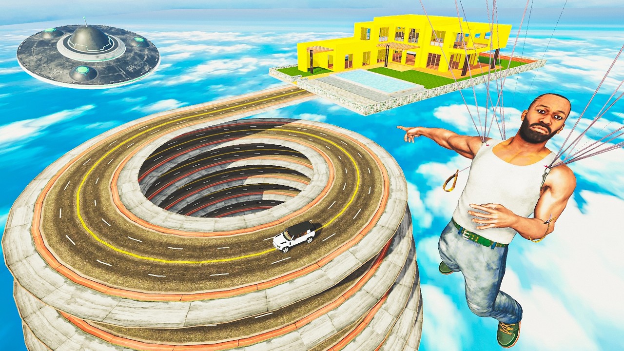 Самая сложная в мире дорога от старого дома Франклина Скай - Индийские мотоциклы за рулём в 3D