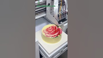 17’’ Food Printer Cake Printing video