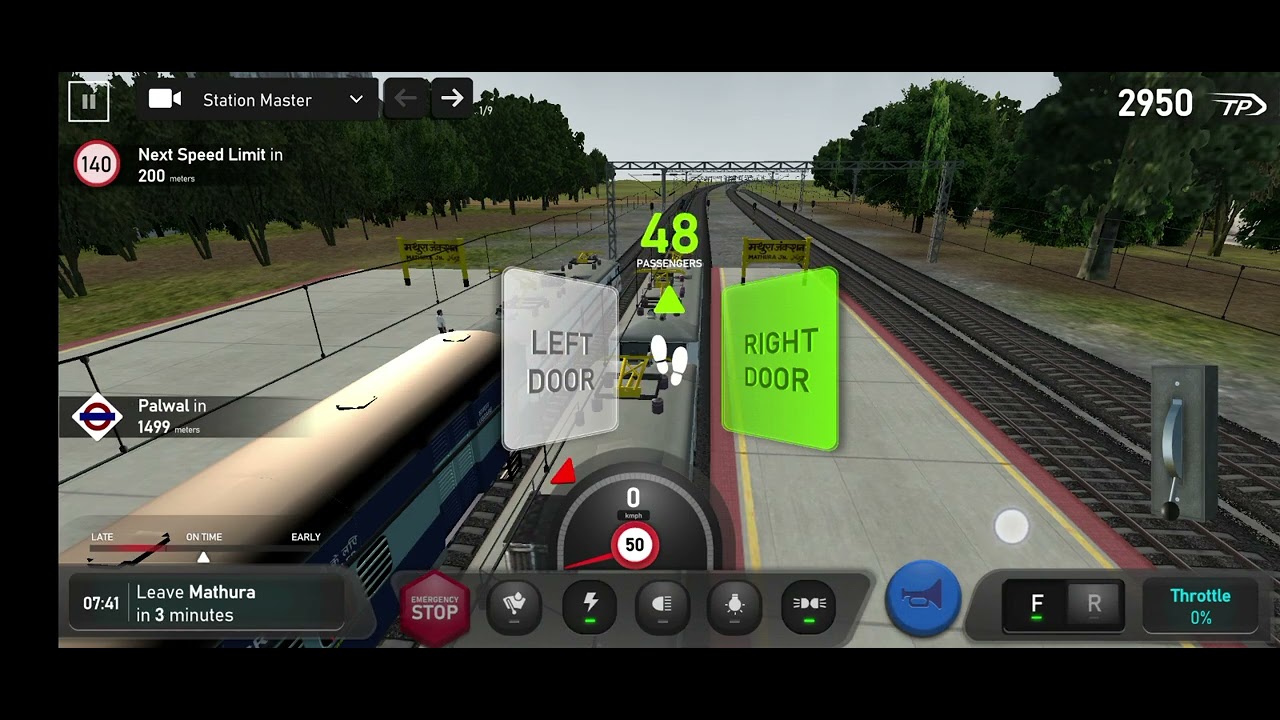 Jaipur to HazratNizamuddin gameplay Indian train simulator with ICF