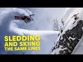 Logan Pehota Shreds the Same Lines on His Sled and Skis  | WORKHORSE