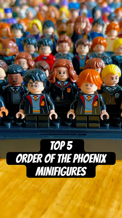 Top 5 Lego Harry Potter minifigures - Order of the Phoenix members! 🐦‍🔥 #lego #legoharrypotter