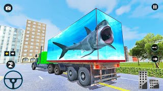 Water Animal Transporter Games - Sea Animal Transport Truck 3D screenshot 5