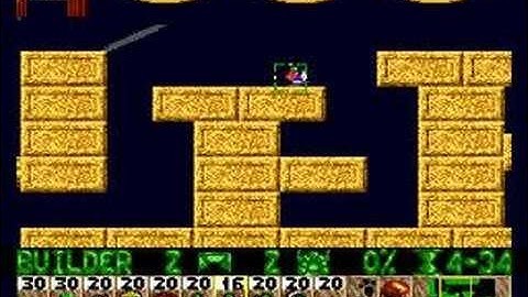 Lemmings - Fun Level 26 Solution - The Great Lemming Caper
