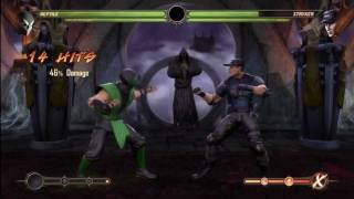 MK9 - Reptile Two New Combos - Mortal Kombat 9