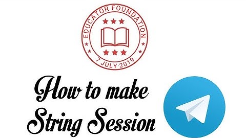 How to make string session? #FirexUb #Userbot #telegram
