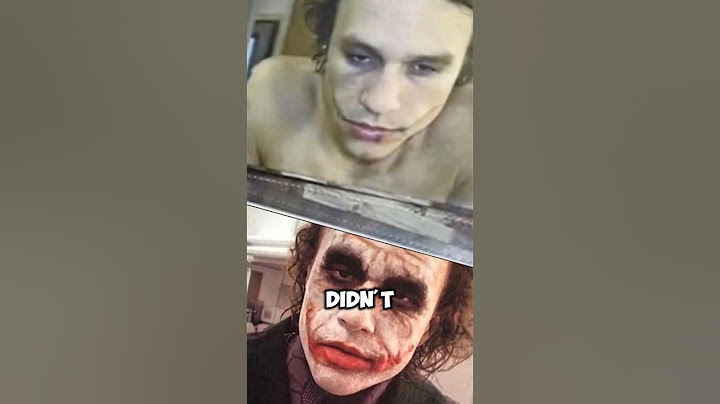 They Laughed at Heath Ledger… Then this happens #joker #heathledger
