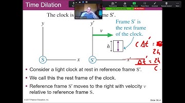 PHYS 211 - Chapter 37 part 2 - Time Dilation and Length Contraction