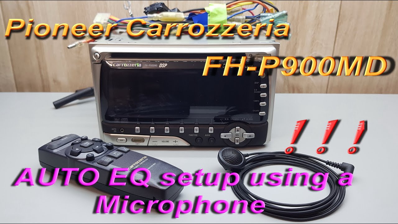Pioneer Carrozzeria FHP900MD Auto EQ setup using a microphone YouTube
