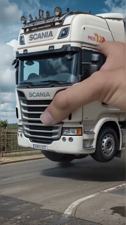Scania Truck - Squeeze #aiedits #automobile #automotiveedit #aivfx #ai #aivideo #ai