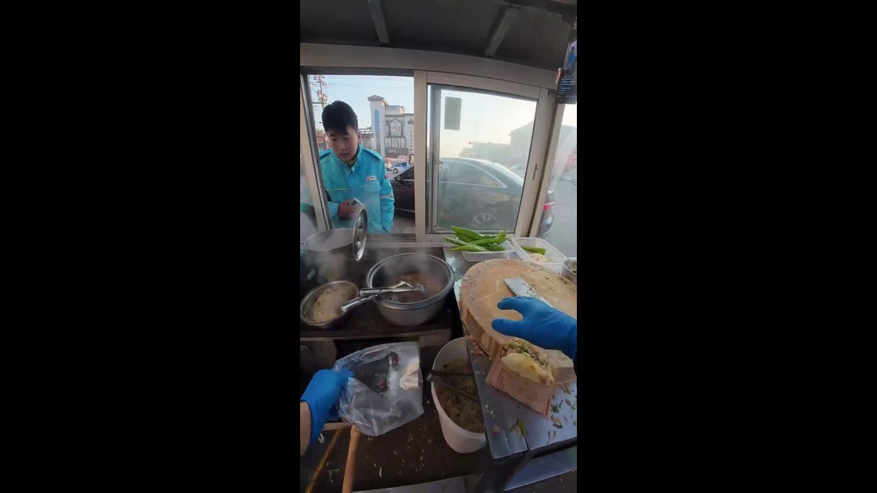 POV Livestream | Morning Meat Bun Prep | Real-Time Street Food in China