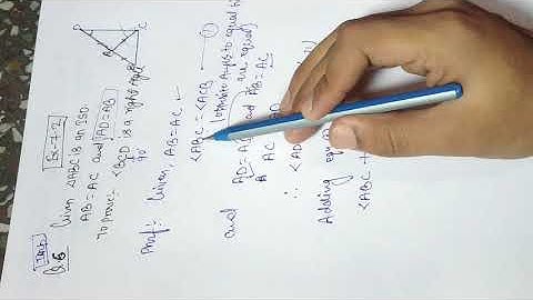 class 9th maths // cbse syllabus// chapter- 7 Ex-7.2 // Q. no. 6 explanation // Triangles //