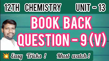 Decreasing order of Pkb value | 12th Chemistry Unit 13 
