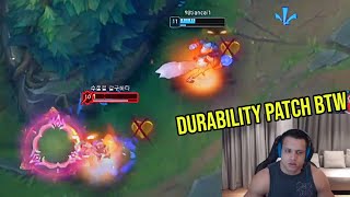 Tyler1 Watches Qiyana Do Zero Damage..