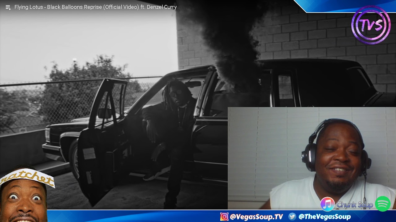 (REACTION) Flying Lotus -  Black Balloons Reprise Official Video ft  Denzel Curry