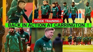 🔴Højlunda,Martinez,Maguire,Shaw,Mount✅ Man UTD training \& Injury updates\/return date 🔥for Brentford