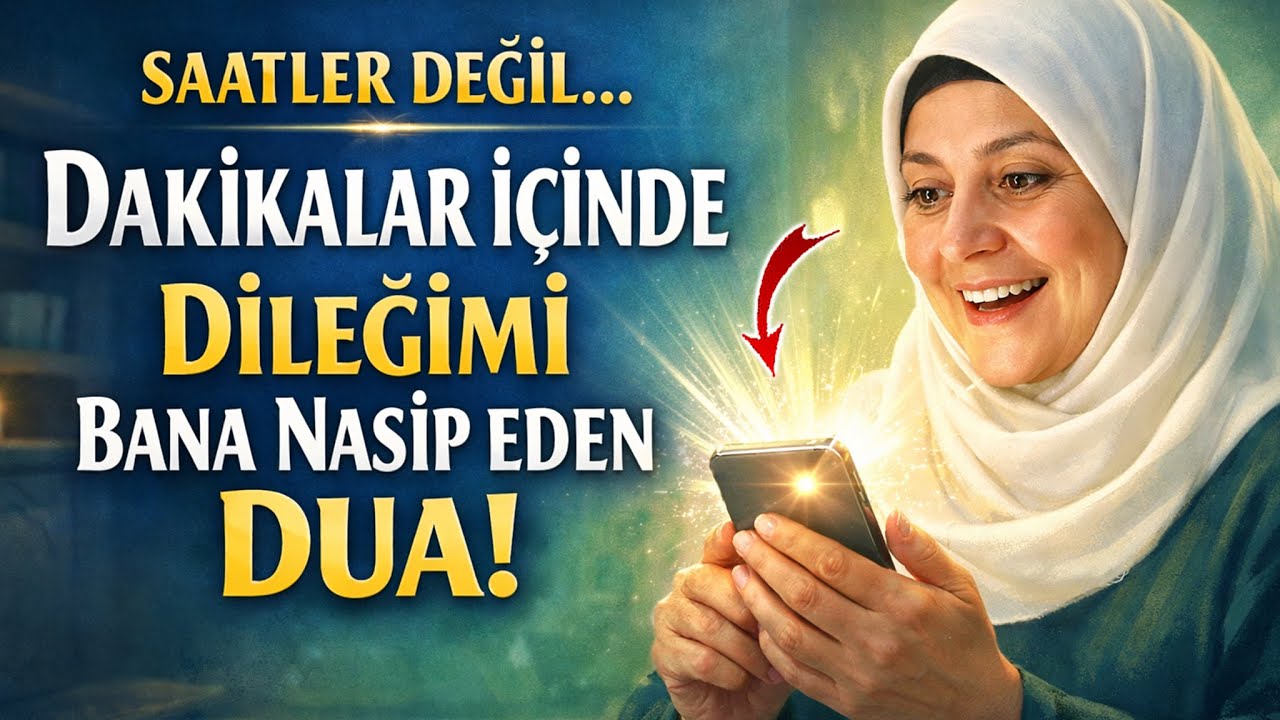 Saatler Değil, Dakikalar İçinde Dileğimi Bana Nasip Eden Dua!