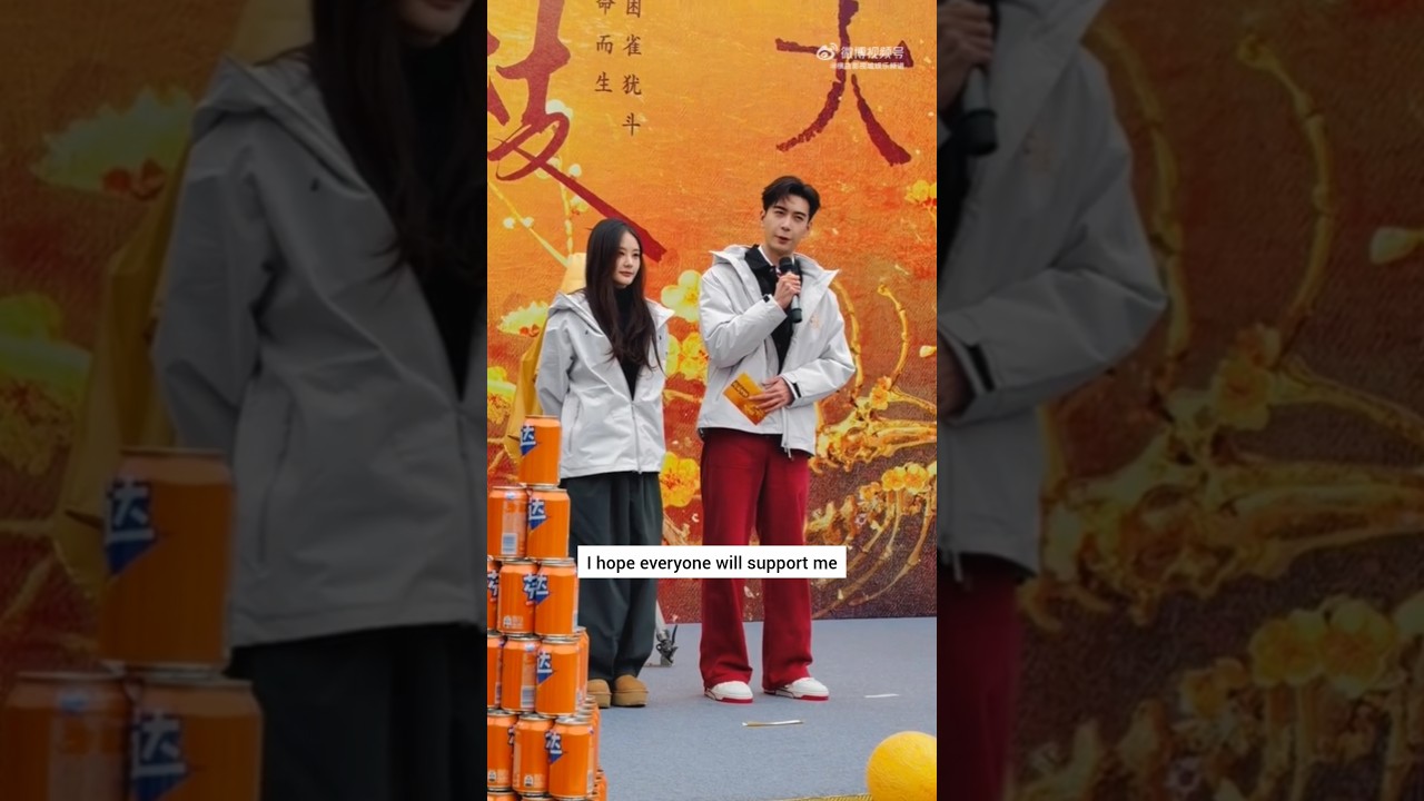 ✨️🍊#Chenxingxu and LiYitong 🎬drama #TheNoble booting ceremony