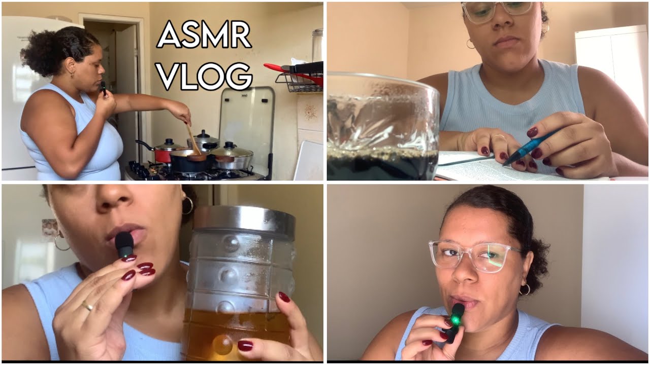 ASMR VLOG: 20 HORAS DE JEJUM INTERMITENTE + O QUE COMO DURANTE UM DIA.