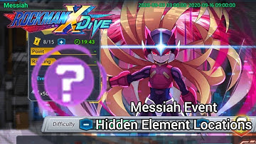 Rockman X DiVE - Messiah Event Hidden Element Locations