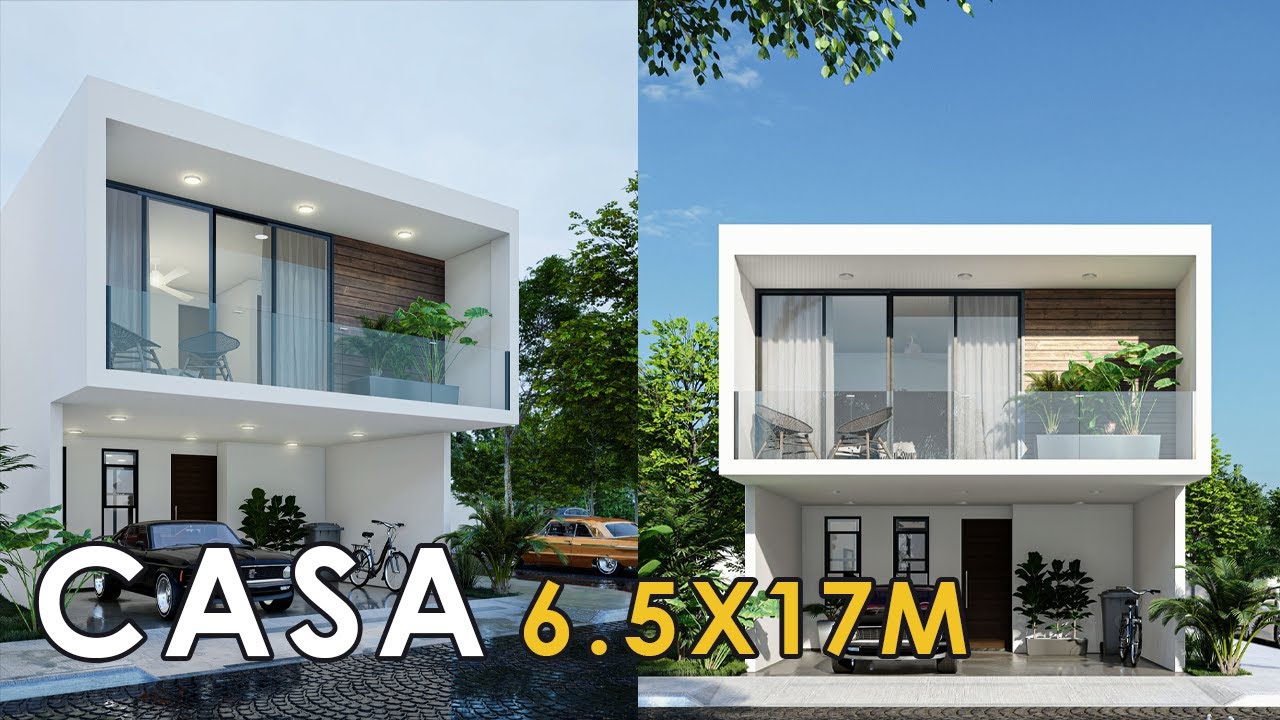 PROYECTO CASA 6.5x17 M | HOUSE 6.5X17 M | CASA SAN APARICIO - YouTube
