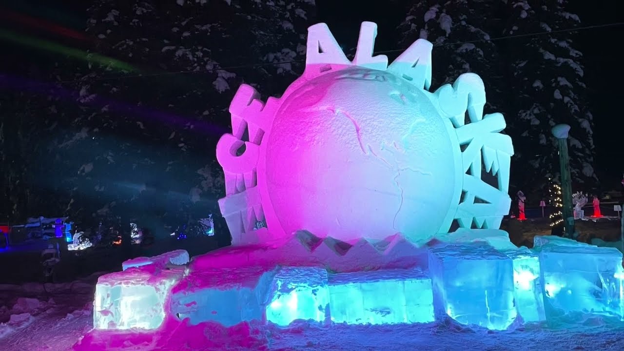 World Ice Art Competition! And our last day in Alaska :(