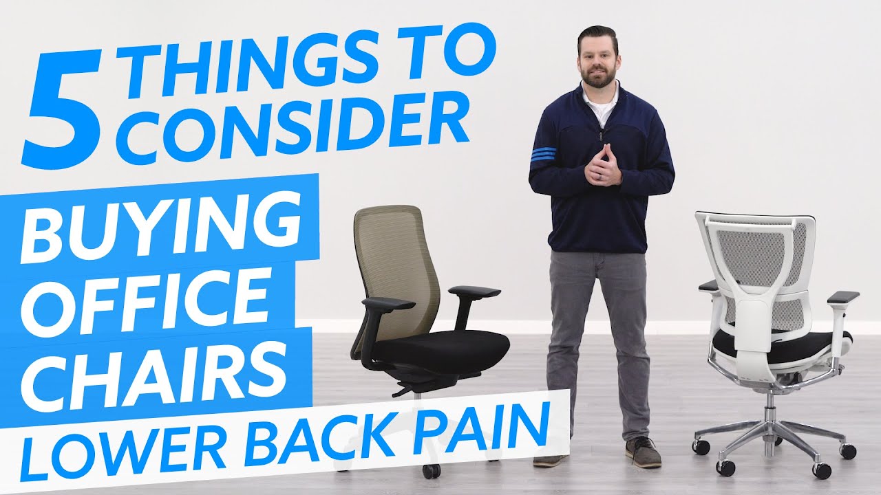 Office Chairs For Lower Back Pain: 5 Things You Must Consider 