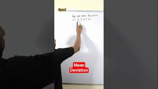 Solving Problem involving Mean Deviation #mean #deviation #mathswithgpad #sat #igcse #gcse #maths