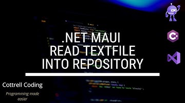 NET MAUI Read TextFile into ListView