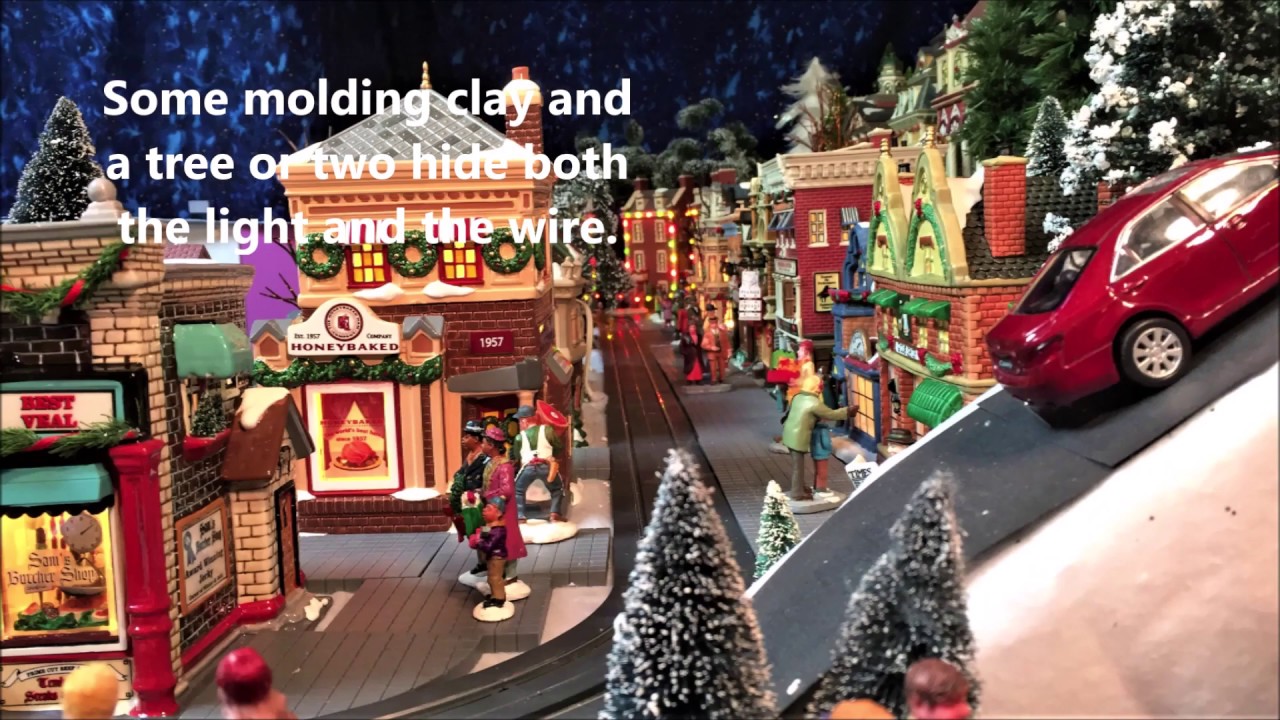 How to Construct a Christmas Village - YouTube