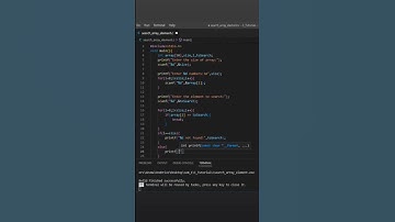C program to search array element from an array| Array in C
