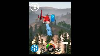 Airport City game ads collection #6 Helicopter extinguishing Forest fire screenshot 1