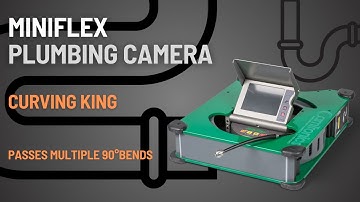 The Miniflex Plumbing Camera-The Curving King making around tight 90s#inspectioncamera