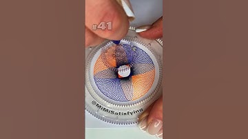 How many circles? 💈 Magic patterns Part 41 #shorts #spirograph #satisfying #asmr