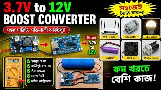 Step-Up Converter Build | Get 12V from 3.7V Battery