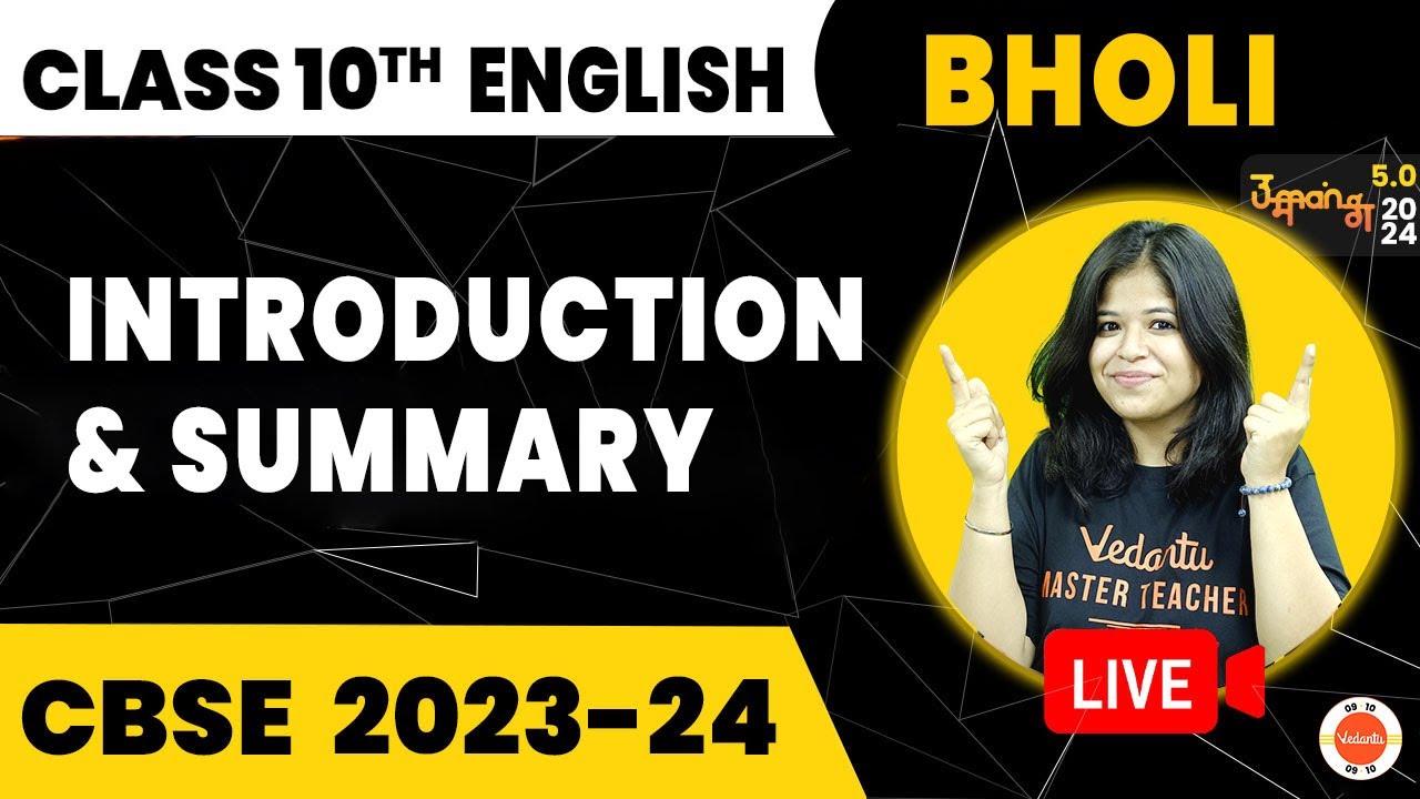 Bholi Intro And Summary Umang CBSE Class 10th English YouTube Bholi Intro And Summary Umang CBSE Class 10th English YouTube