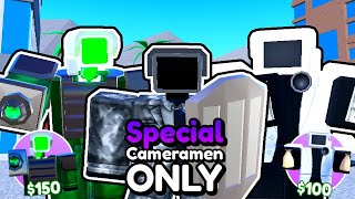 I Used ALL Special Cameramen!! (Toilet Tower Defense)