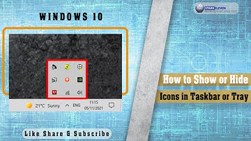 How to Show or Hide Icon in System tray or taskbar | Hide or Show icon in taskbar