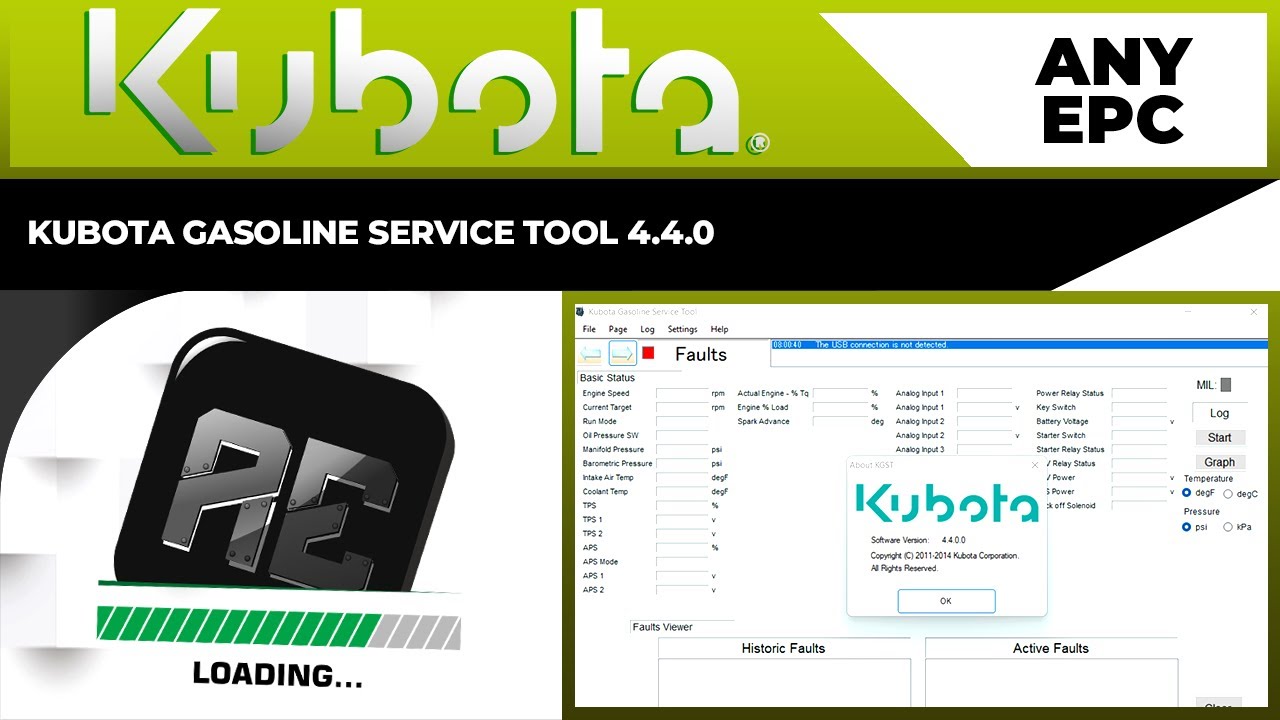 🔧 KUBOTA GASOLINE SERVICE TOOL 4.4.0 INSTALLATION 🔧 YouTube