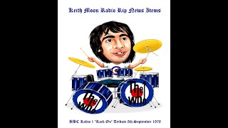 Keith Moon (The Who) BBC Radio Obituaries & 'Rock On' Tribute