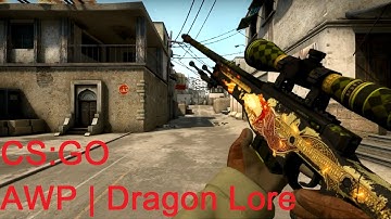 CS:GO - AWP | Dragon Lore, Battle Scarred