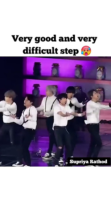 Very good and very difficult step 🥵#rm #jin #suga #jhope #jimin #v #jungkook #dance