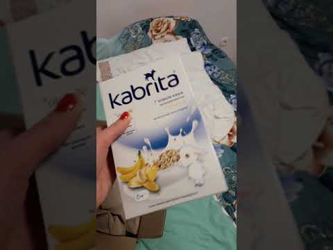 Розпаковка каша Kabrita