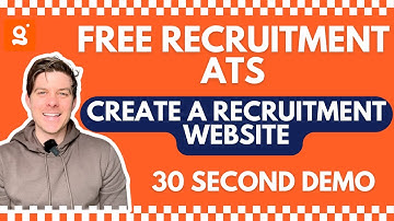 How To Create A Recruitment Website - In Under 30 Seconds
