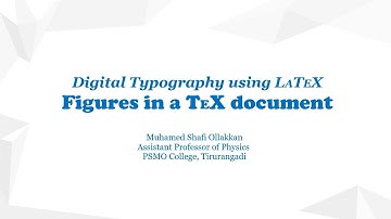 Figures in a LaTeX Document