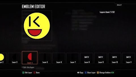 Call of Duty: Black Ops 2 Emblem Tutorial - iSekC Logo