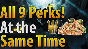 Black Ops 2: Zombies Origins - All 9 Perks at the Same Time | Golden Shovel + Zombie Blood Trick