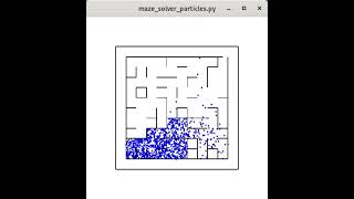 Smoldyn (a particle simulator) solving a maze :-p